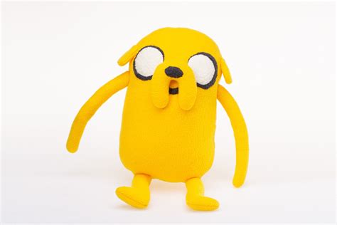 Jake the dog plush is character from a cartoon Adventure time | Etsy