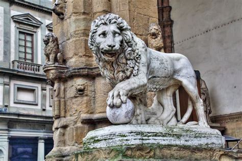 Statues in Piazza Della Signoria, Italy Stock Image - Image of basilica ...