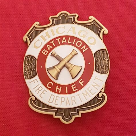 Chicago Fire Department Badge – Chief – Policebadge.de