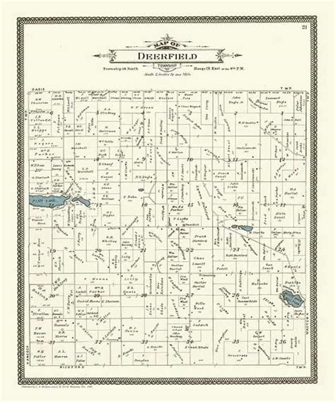 Plat Map Deerfield - Interior Elements