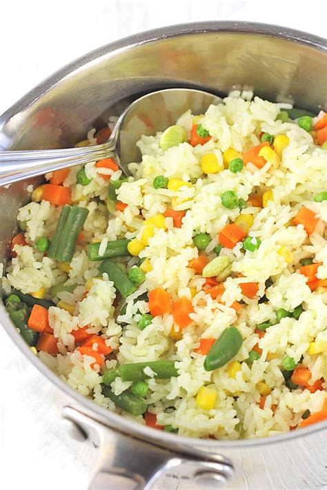 Rice With Mixed Vegetables • Now Cook This!