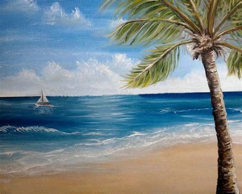 mar azul pintura - Pesquisa Google | Paysage de mer peinture, Art ...