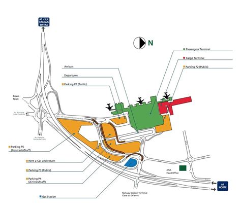 Map of Lisbon Airport