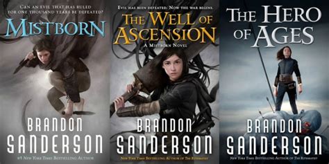 The Mistborn Trilogy by Brandon Sanderson.