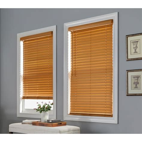 Brylanehome 2" Faux Wood Cordless Blinds - Walmart.com - Walmart.com