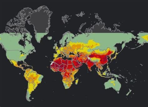 Air Pollution World Map