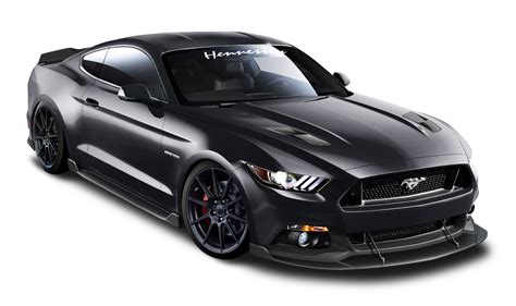 Ford Mustang Hennessey Black Car PNG Image - PurePNG | Free transparent ...