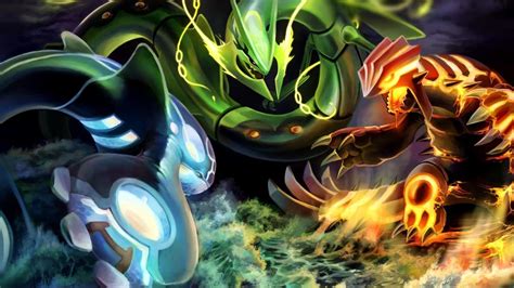 Rayquaza Groudon and Kyogre Wallpapers - Top Free Rayquaza Groudon and ...