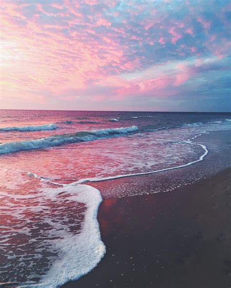 Pink Beach Wallpaper Aesthetic