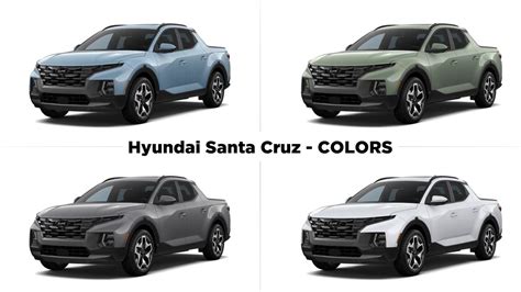 Hyundai Santa Cruz Color Chart