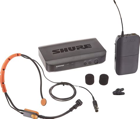 Shure Wireless Microphone System with SM31FH Fitness Headset Microphone ...