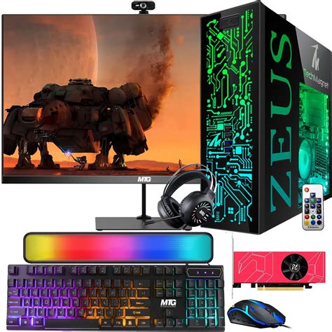 Gaming Desktop PC, Intel i5 6th Gen, TechMagnet Zeus Pro 6, AMD RX 6400 ...