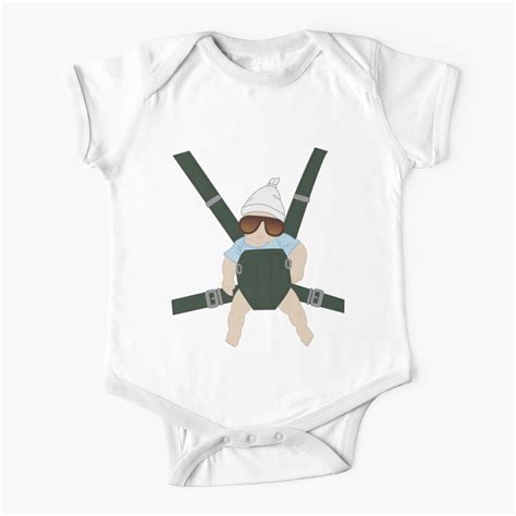 "Hangover Baby Carlos in Carrier" Baby One-Piece by milica3 | Redbubble