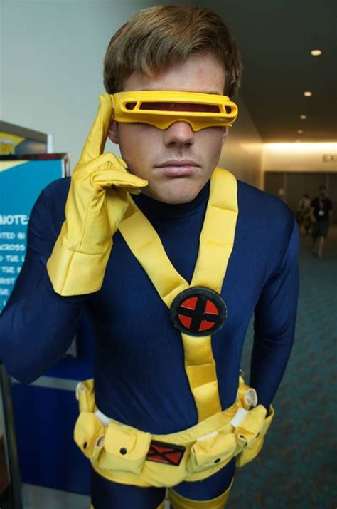 90s Cyclops costume from x-men by castle corsetry | Male cosplay ...