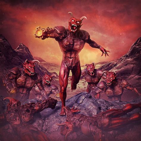 DOOM Demon by Konrad Dobson Doom Videogame, Doom Demons, Doom Game ...