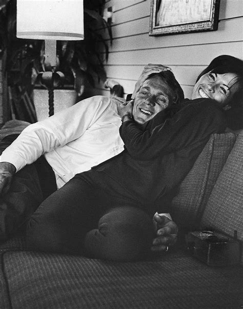 Steve Mcqueen & Wife Photograph by John Dominis