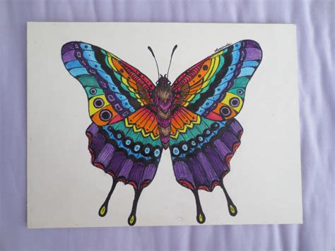 Zentangle butterfly by luzilla on DeviantArt