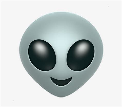 Download Transparent Alien Emoji Alien Space Emoji Emoticon Iphone ...