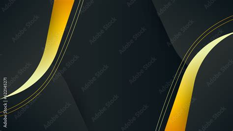 black gold professional business card template design Stock Vector ...