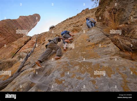 rock climbing to the Abuna Yemata Guh rock church and Gheralta Range in ...