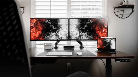 My Dream Dual Monitor Desk Setup 2020! - YouTube