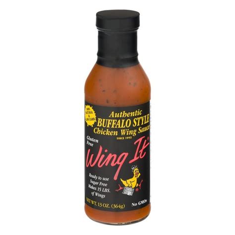 Wing It Chicken Wing Sauce Buffalo Style (13 oz) - Instacart