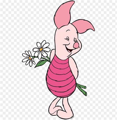 Free download | HD PNG piglet winnie the pooh with flower PNG ...