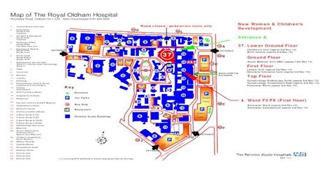 Map of The Royal Oldham Hospital - Welcome to · PDF fileMap of The ...