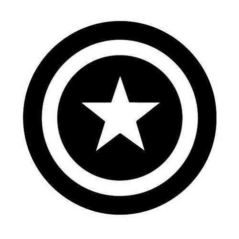 Detail Captain America Shield Silhouette Koleksi Nomer 10