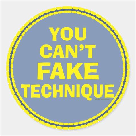 Dance Technique Dancer Can't Fake It Dance class Classic Round Sticker ...