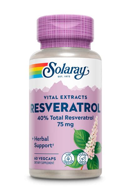 Resveratrol, Japanese Knotweed 75mg – Solaray