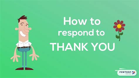 How to Respond to "Thank You" in Different Situations - YouTube