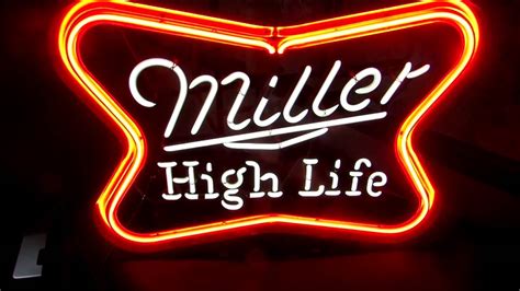 Miller High Life vintage neon sign for sale on Ebay! - YouTube