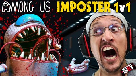 AMONG US but it's TERRIFYING! 1v1 Imposter vs Crewmate Game (FGTeeV ...