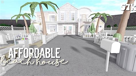 Roblox Bloxburg Beach House Speed Build