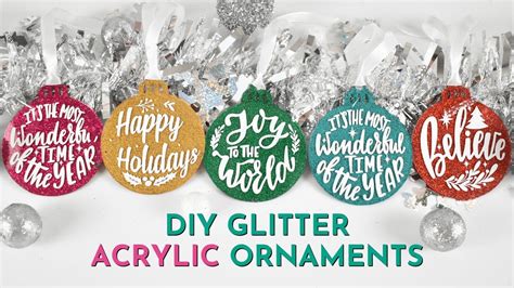 Acrylic Christmas Ornaments Cricut - Best Design Idea