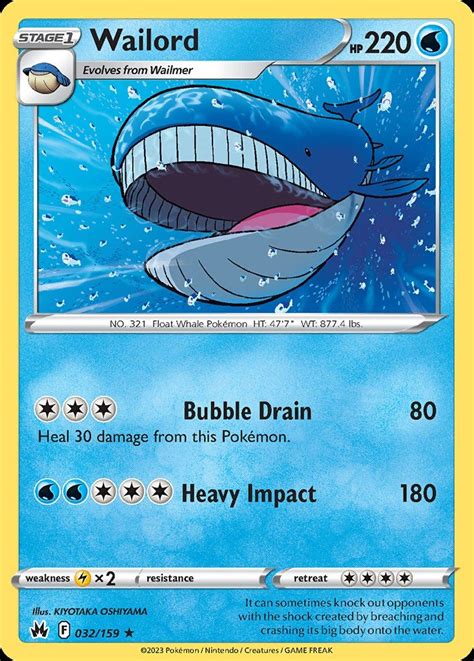 Wailord CRZ 32 | Pokemon TCG POK Cards