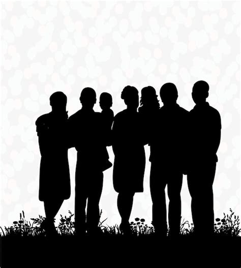 Group People Silhouette Boys Images - Free Download on Freepik