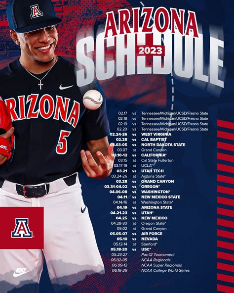 Arizona Wildcats baseball releases 2023 schedule - Arizona Desert Swarm