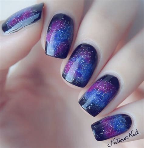 Nail Art Blue And Purple ~ Nail Art Ideas