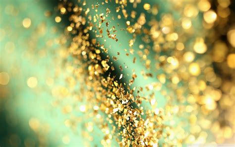 Mint Green And Gold Glitter Background - 1920x1200 Wallpaper - teahub.io