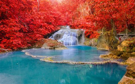 Autumn Waterfall Wallpaper (57+ images)