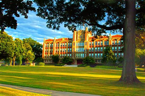 Chicopee High School Chicopee Photograph by Randall Branham