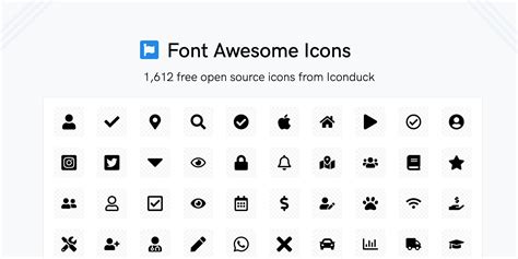 Font Awesome Icons by Iconduck | Figma Community