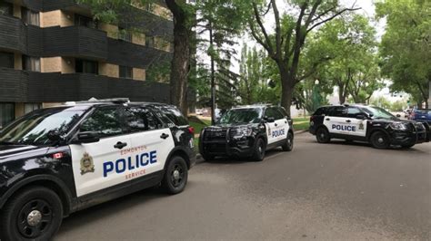 Multiple police cars at Edmonton apartment | CTV News