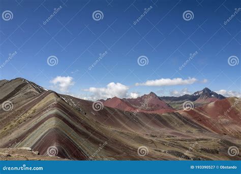 Vinicunca Or Rainbow Mountain,Pitumarca, Peru Royalty-Free Stock Image ...