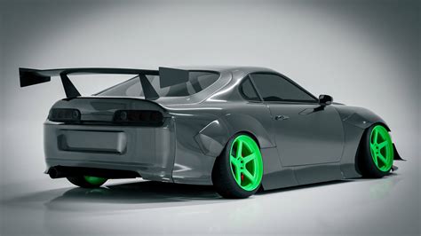 Toyota Supra MK4 Drift Tune - 3D Model by Naudaff3D