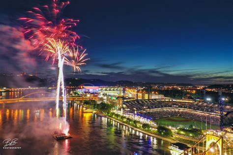 Fireworks at PNC Park. Brad catches them perfectly! Submitted with the ...