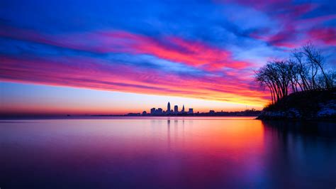 Sunset Cityscape 4K 5K Wallpapers | HD Wallpapers | ID #27262