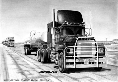 Mack truck by krzysiek jac uju. #truck #trucks #art #drawing #mack # ...